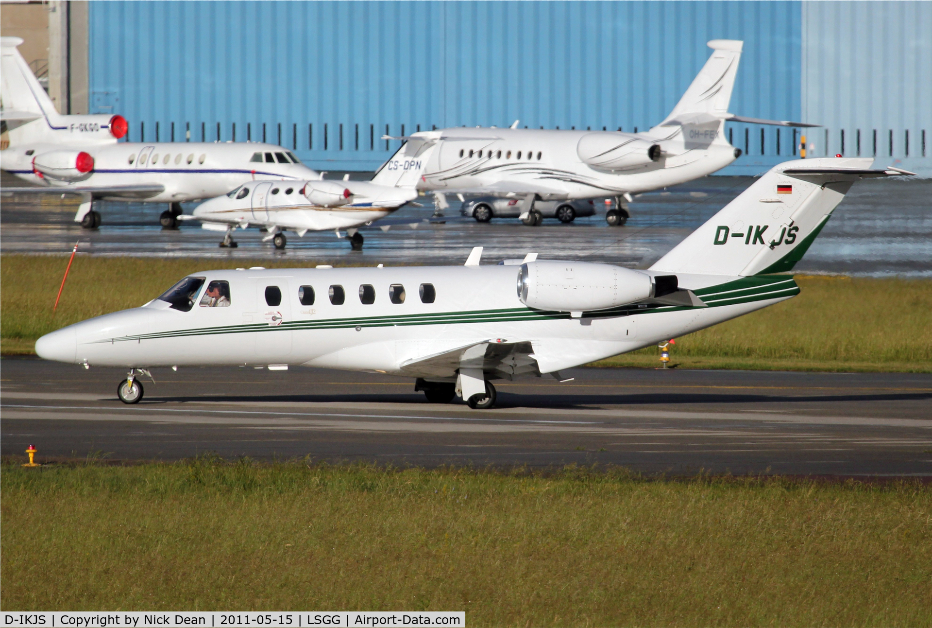 D-IKJS, 2001 Cessna 525A CitationJet CJ2 C/N 525A-0029, LSGG/GVA