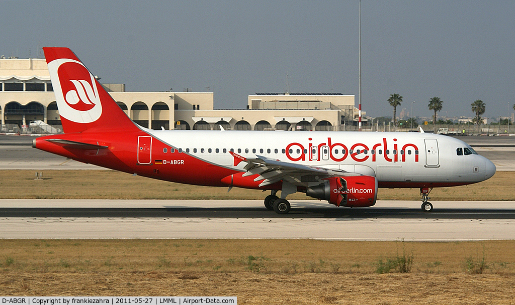 D-ABGR, 2008 Airbus A319-112 C/N 3704, AIR BERLIN