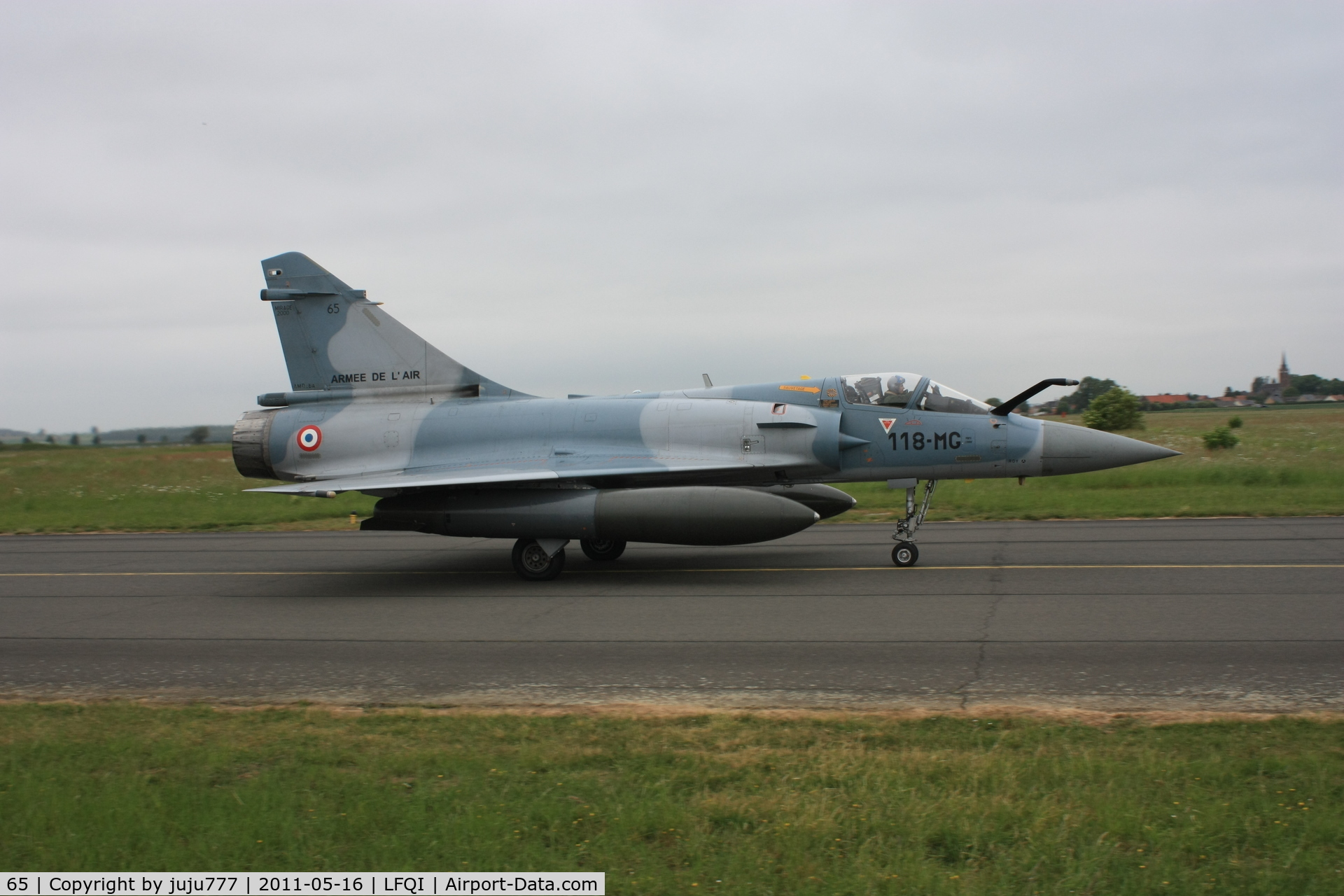 65, Dassault Mirage 2000-5F C/N 289, on display at TigerMeet 2011