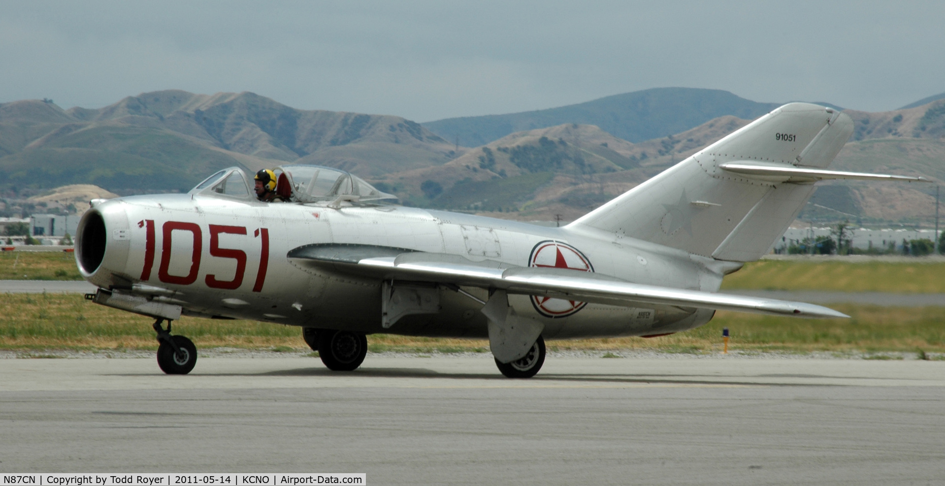 N87CN, Mikoyan-Gurevich MiG-15 C/N 910-51, Chino Airshow 2011