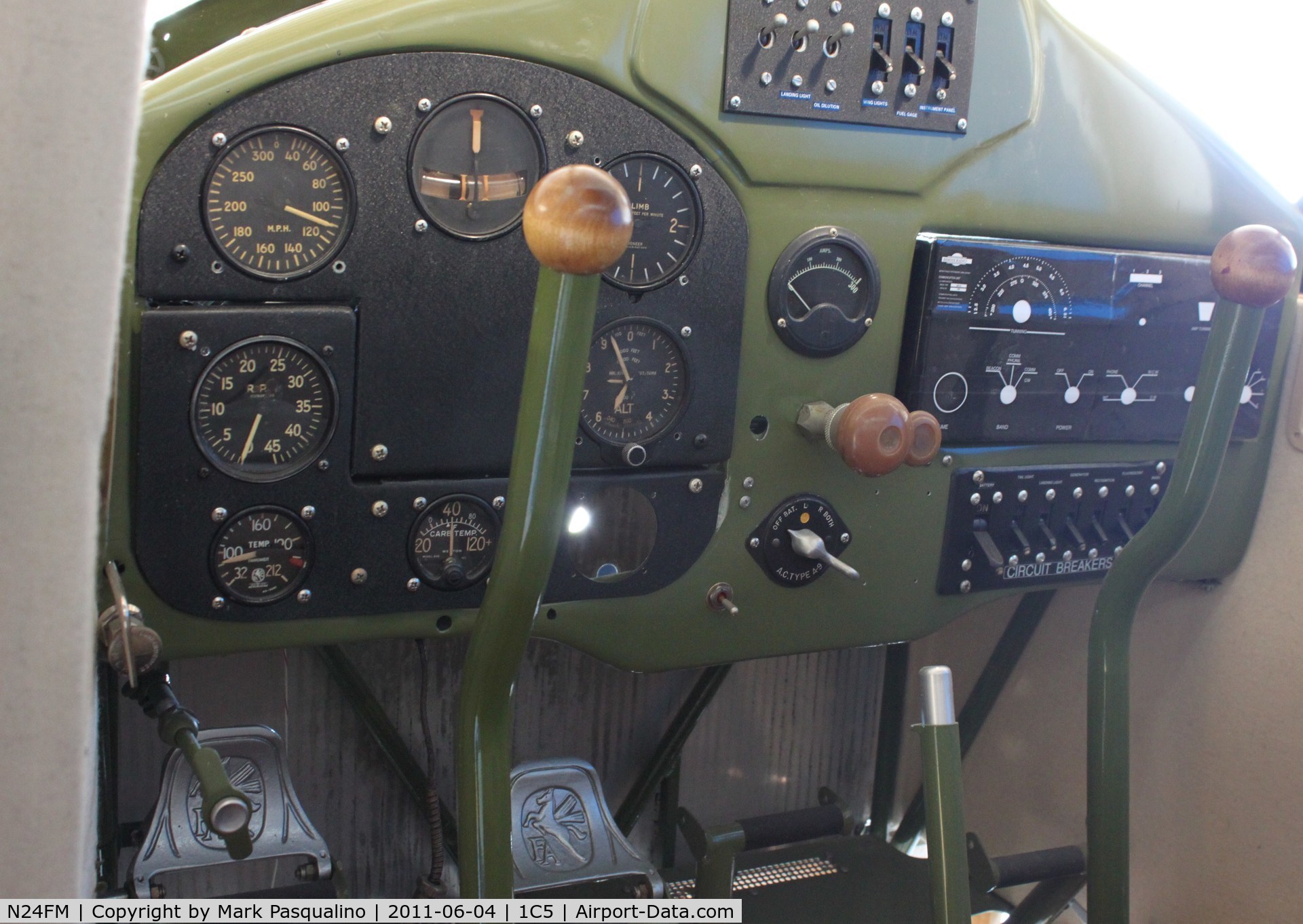 N24FM, 1943 Fairchild UC-61K Argus III (24R-46A) C/N 928, Fairchild 24R-46A