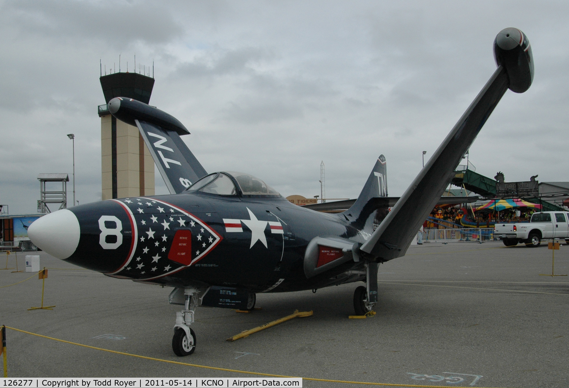 126277, Grumman F9F-5KD/DF-9E Panther C/N Not found 126277, Chino Airshow 2011