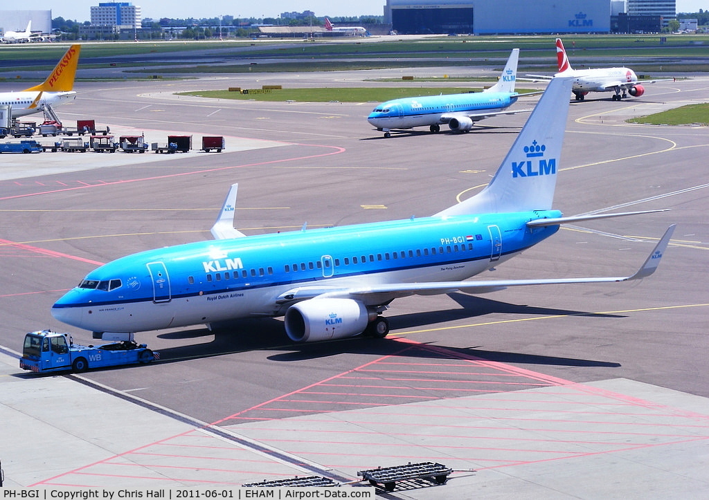 PH-BGI, 2010 Boeing 737-7K2 C/N 30364, KLM Royal Dutch Airlines