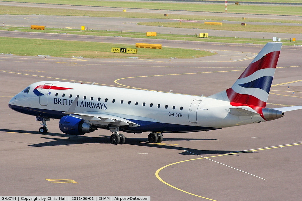 G-LCYH, 2009 Embraer 170STD (ERJ-170-100STD) C/N 17000302, Cityflyer Express