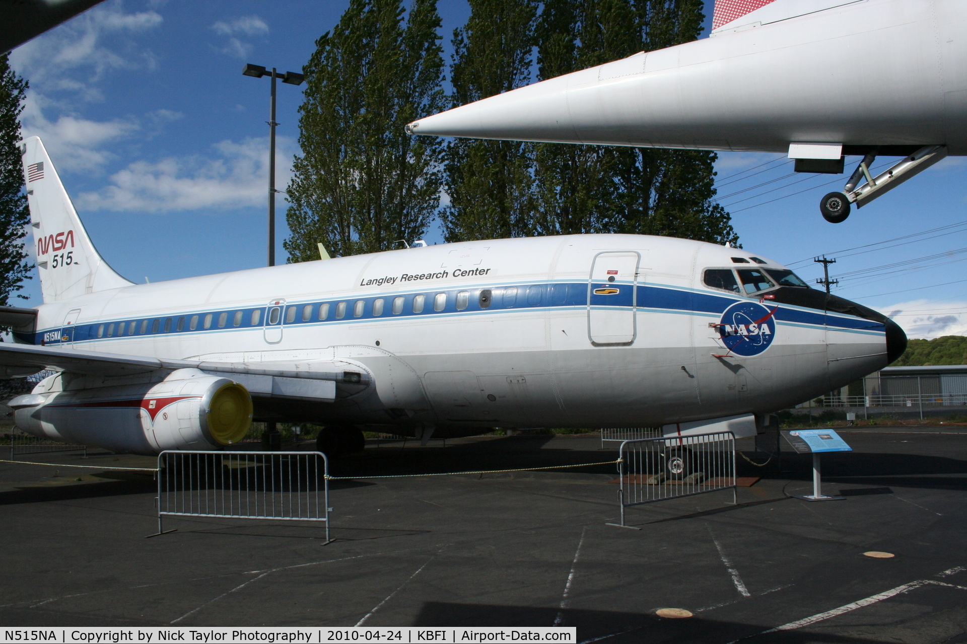 N515NA, 1968 Boeing 737-130 C/N 19437, Seattle Museum of Flight