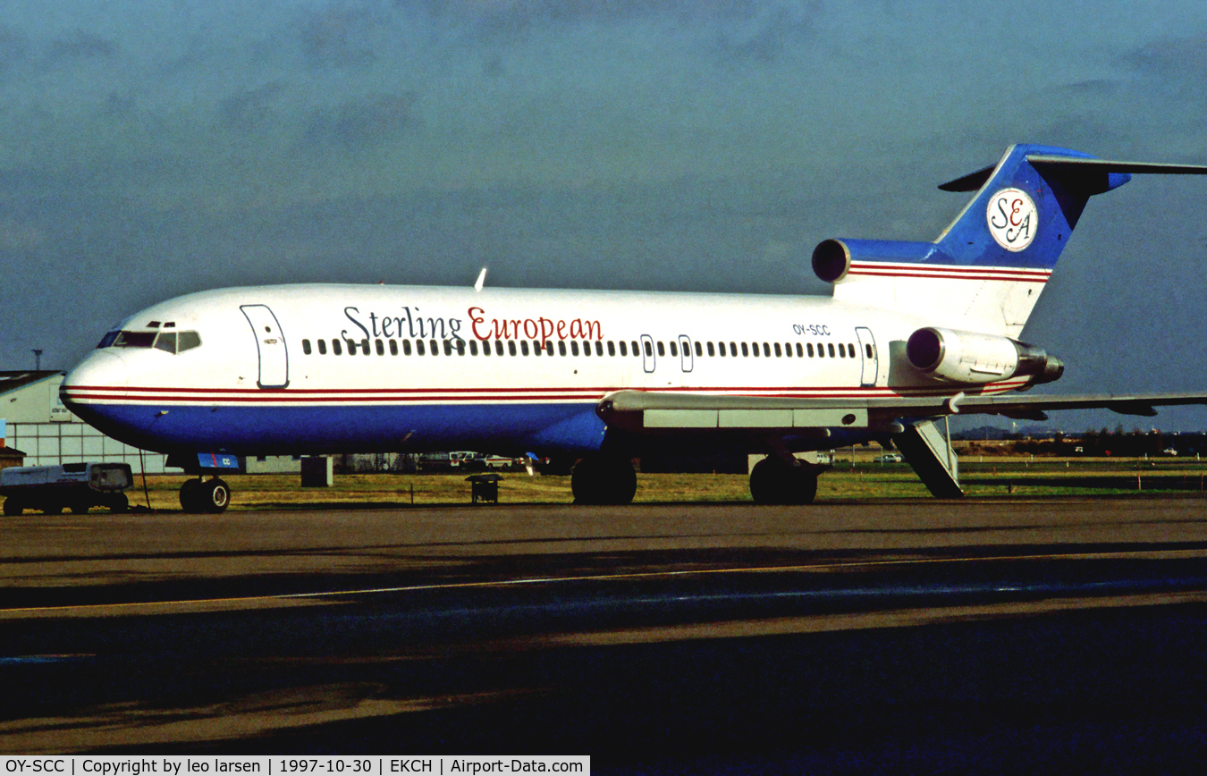 OY-SCC, 1979 Boeing 727-212 C/N 21945, CPH 30.10.97