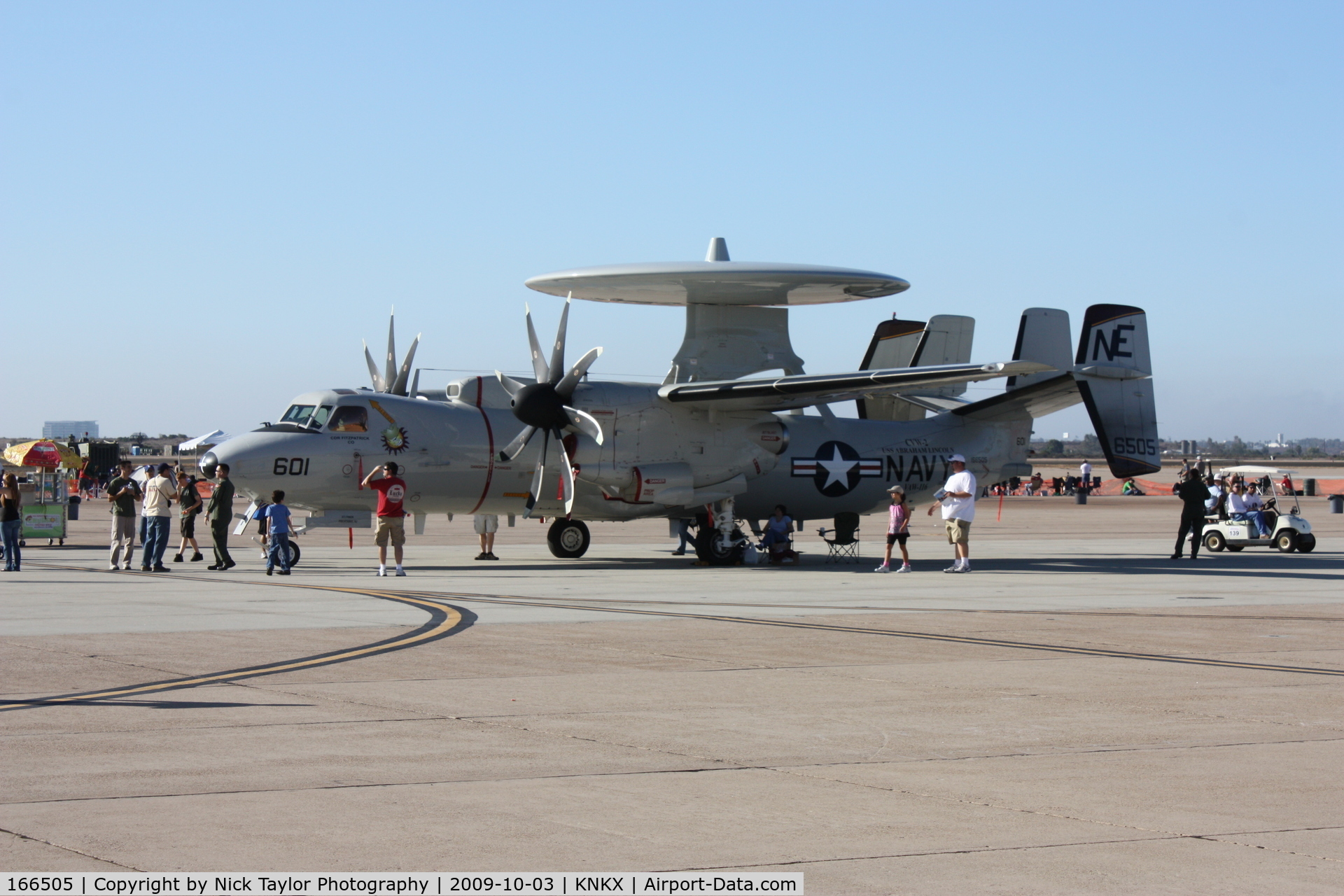 166505, Northrop Grumman E-2C Hawkeye 2000 (G-123) C/N Not found 166505, On display at MCAS Miramar