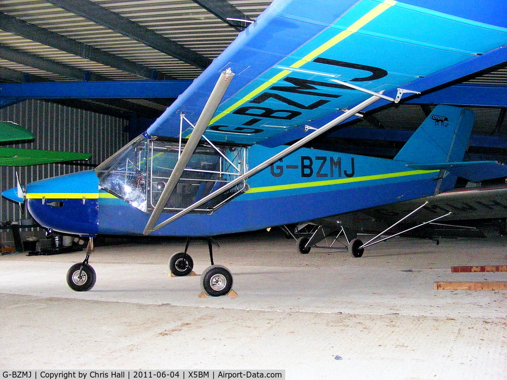 G-BZMJ, 2001 Rans S-6ES Coyote II C/N PFA 204-13631, at Baxby Manor Airfield, Yorkshire