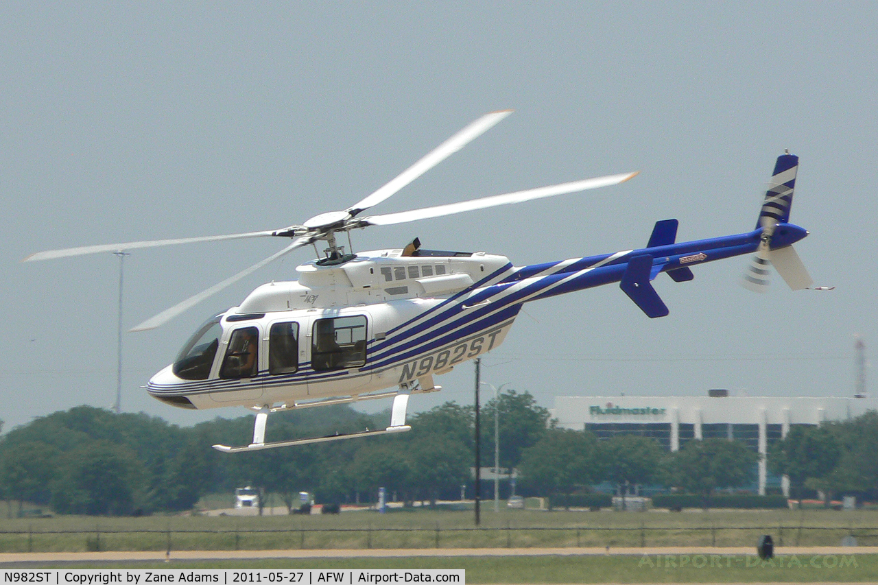 N982ST, 1997 Bell 407 C/N 53200, At Alliance Airport Fort Worth, TX