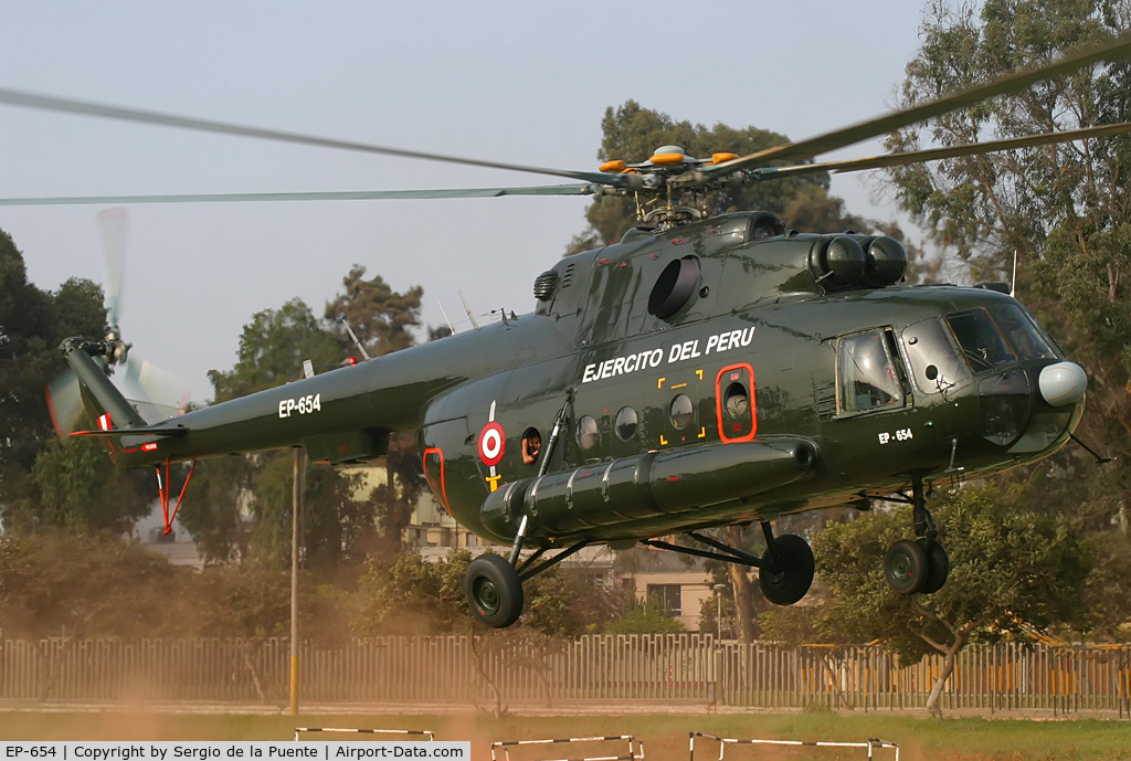 EP-654, Mil Mi-8MTV-1 Hip C/N 96141, Mi-17, Peruvian Army