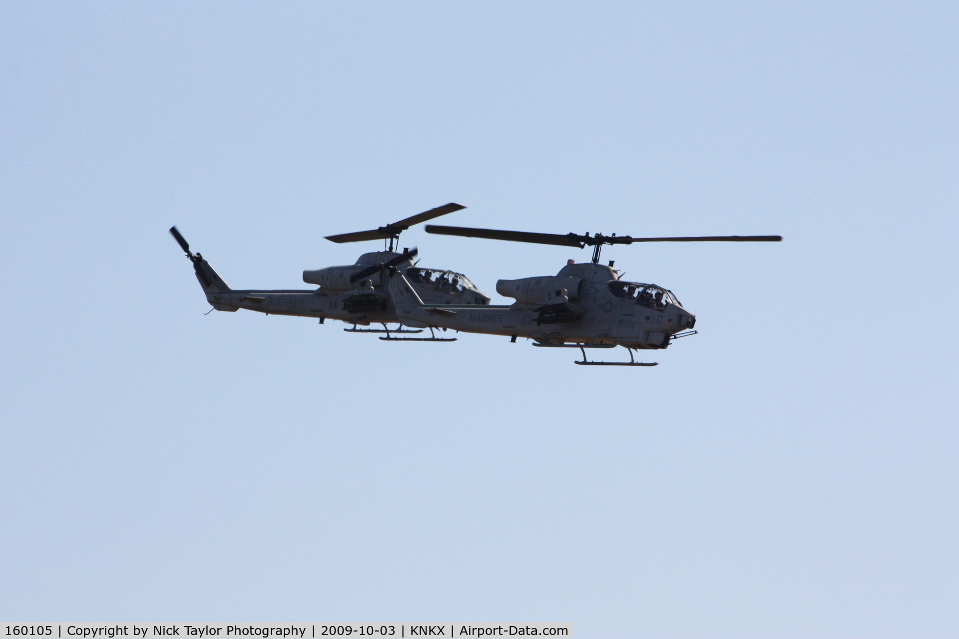 160105, Bell AH-1W Super Cobra C/N 26070, USMC Demo at MCAS Miramar