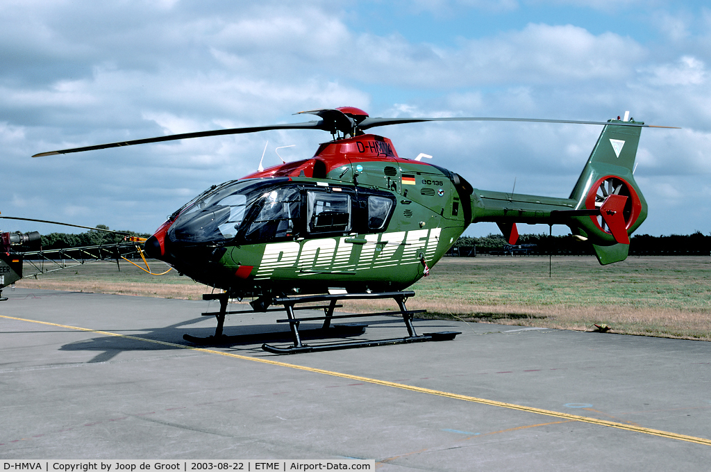 D-HMVA, Eurocopter EC-135P-1 C/N 0046, at the static of the 2003 Open House