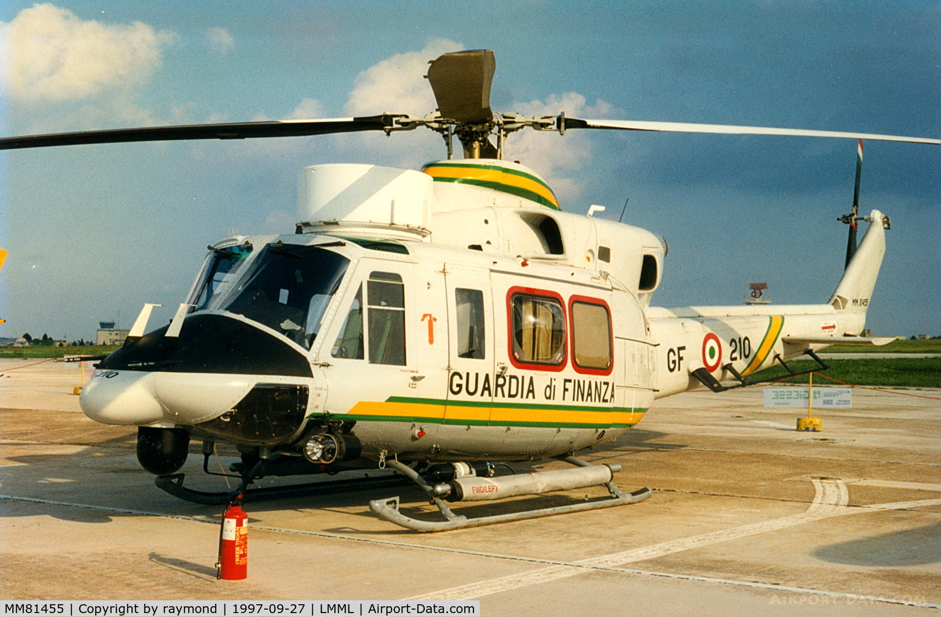 MM81455, Agusta AB-412 Grifone C/N 25703, AB412 MM81455/GF-210 Guardia di Finanza