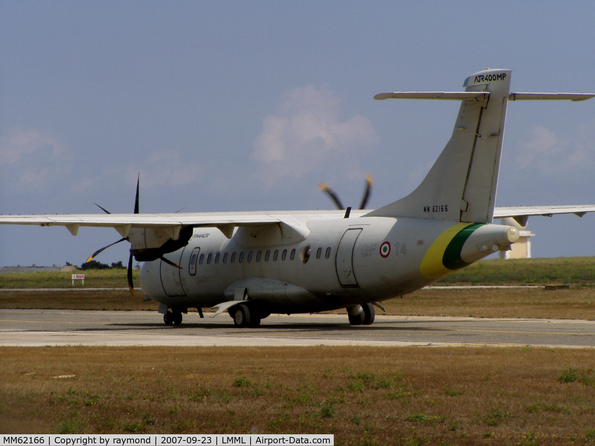 MM62166, 1997 ATR 42-400MP Surveyor C/N 502, ATR42 MM62166/GF-14 Guardia di Finanza