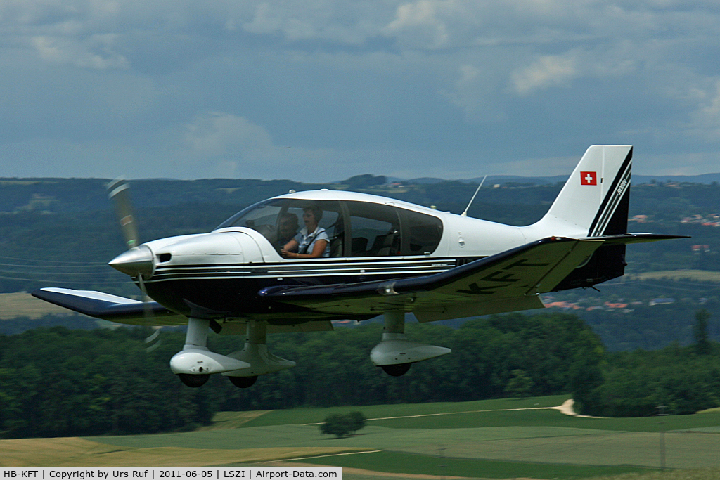 HB-KFT, 2001 Robin DR-400-500 President C/N 32, short visit at Schupfart-Airfield