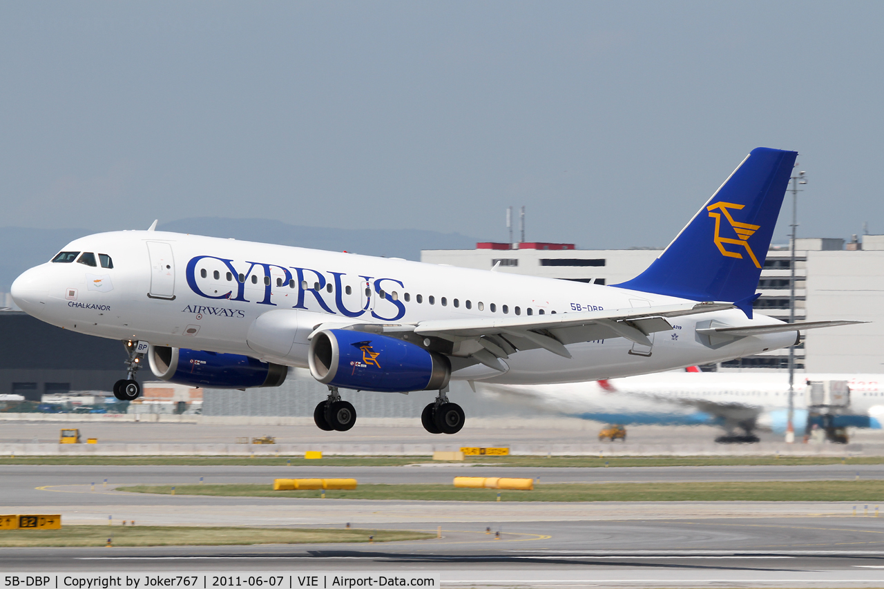 5B-DBP, 2002 Airbus A319-132 C/N 1768, Cyprus Airways
