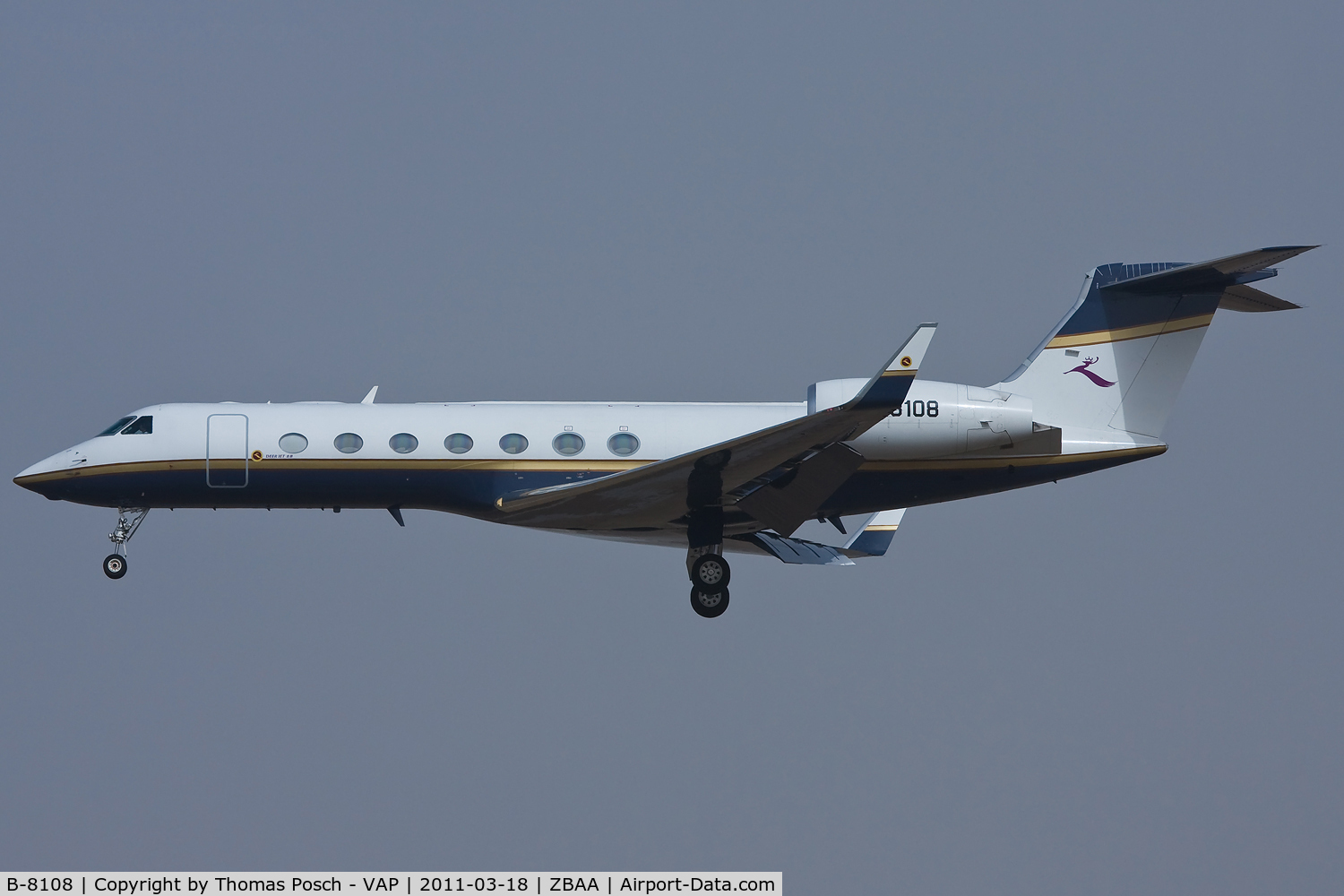 B-8108, 2006 Gulfstream Aerospace GV-SP (G550) C/N 5120, Deer Jet