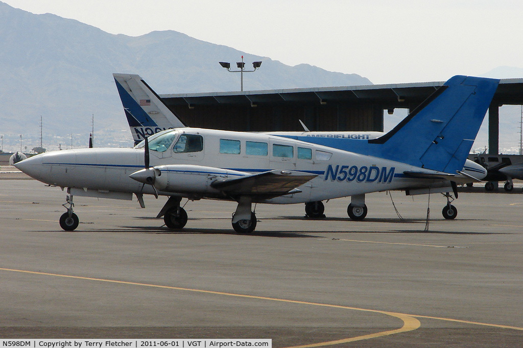 N598DM, 1979 Cessna 402C C/N 402C0114, 1979 Cessna 402C, c/n: 402C0114 at North Las Vegas