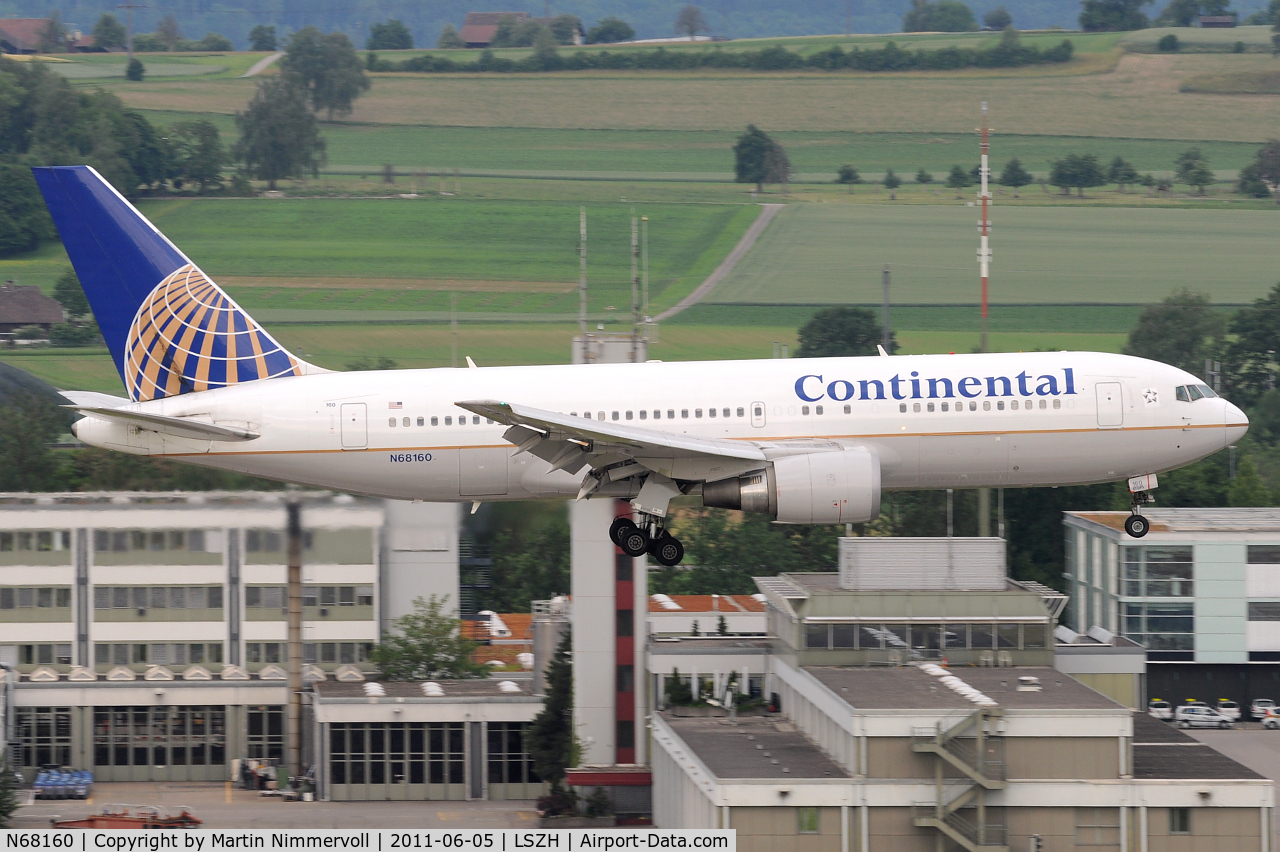 N68160, 2001 Boeing 767-224 C/N 30439, Continental Airlines