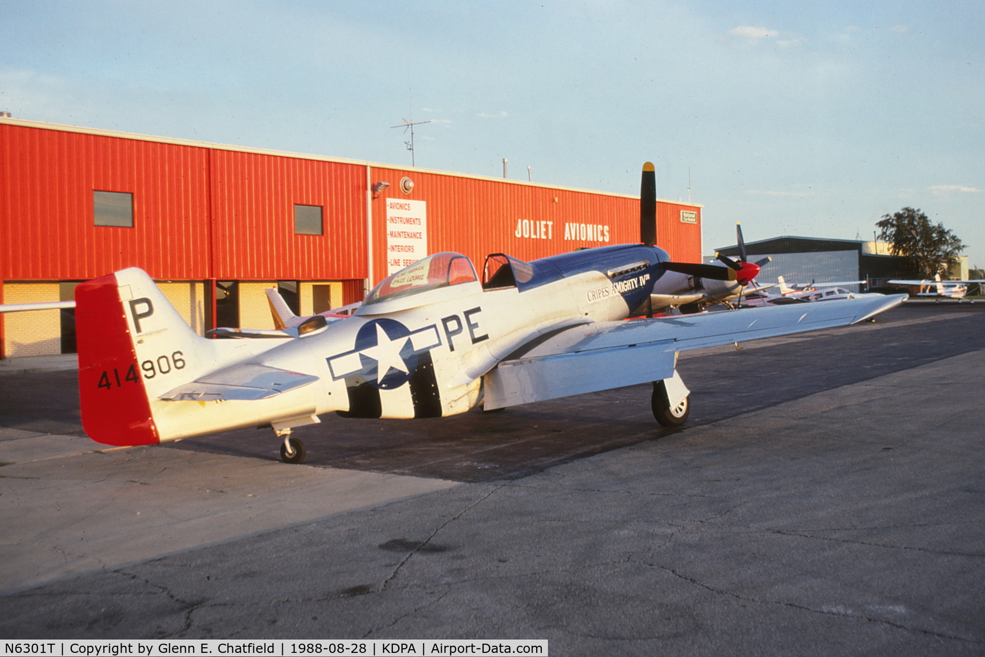 N6301T, 1962 North American P-51D Mustang C/N 44-74813, Back at the ramp after a very fun hour-long flight.