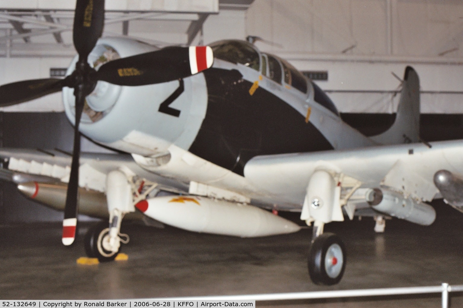 52-132649, 1952 Douglas A-1E Skyraider C/N 9506, National Museum of the Air Force