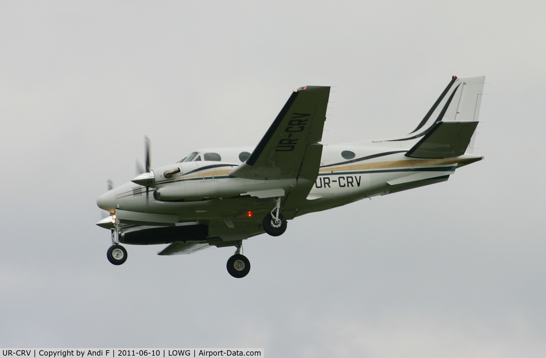 UR-CRV, Beech C90B King Air C/N LJ-1348, Suprise