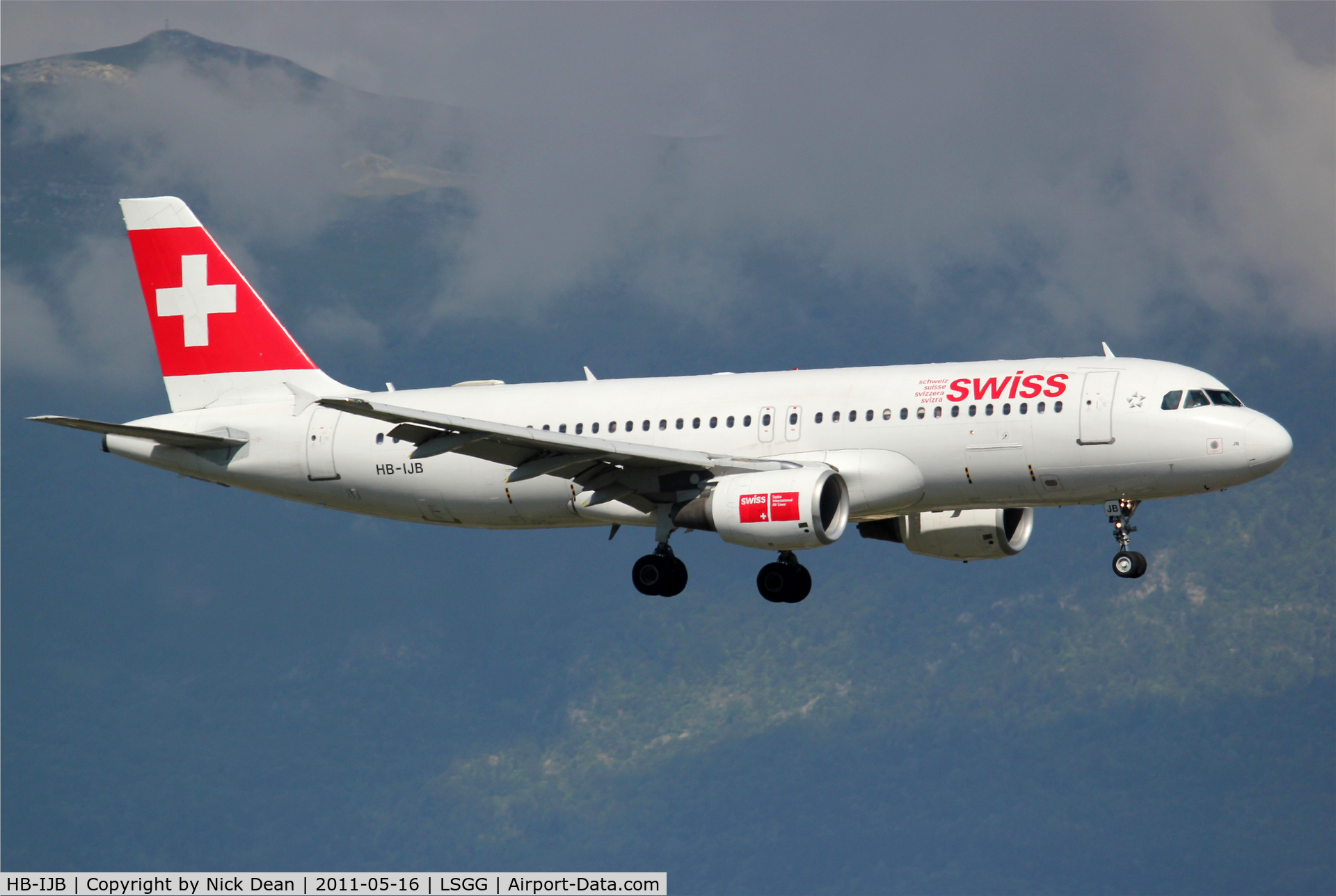 HB-IJB, 1995 Airbus A320-214 C/N 0545, LSGG/GVA