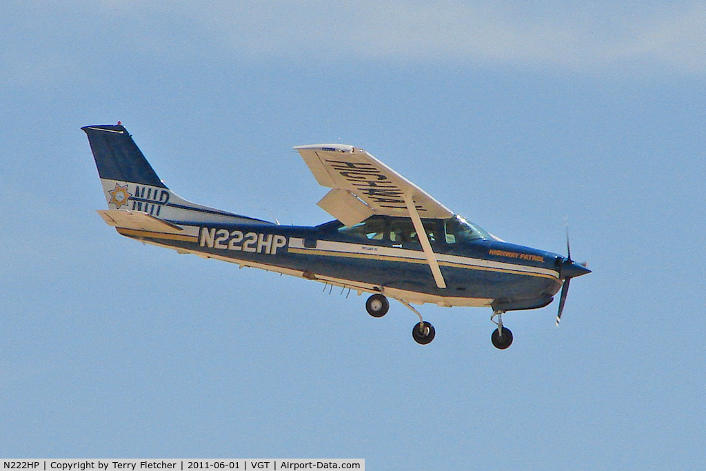 N222HP, 1982 Cessna R182 Skylane RG C/N R18201881, 1982 Cessna R182, c/n: R18201881 of Highway Patrol at North Las Vegas