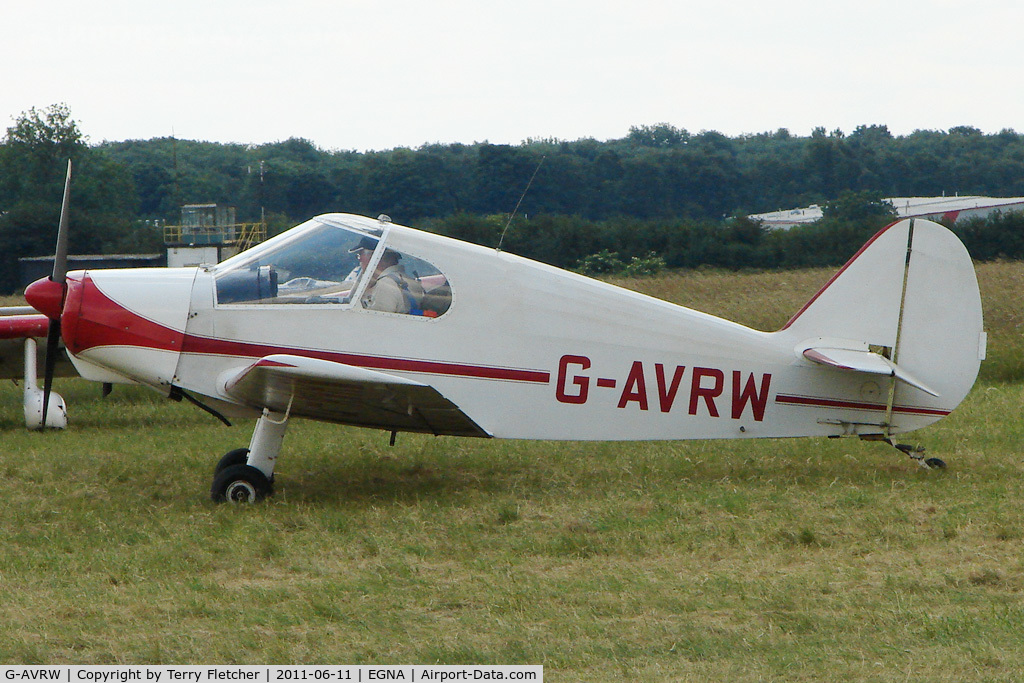 G-AVRW, 1968 Gardan GY-20 Minicab C/N PFA 1800, One of the aircraft at the 2011 Merlin Pageant held at Hucknall Airfield