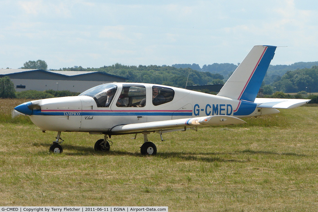 G-CMED, 2000 Socata TB-9 Tampico C/N 1867, One of the aircraft at the 2011 Merlin Pageant held at Hucknall Airfield