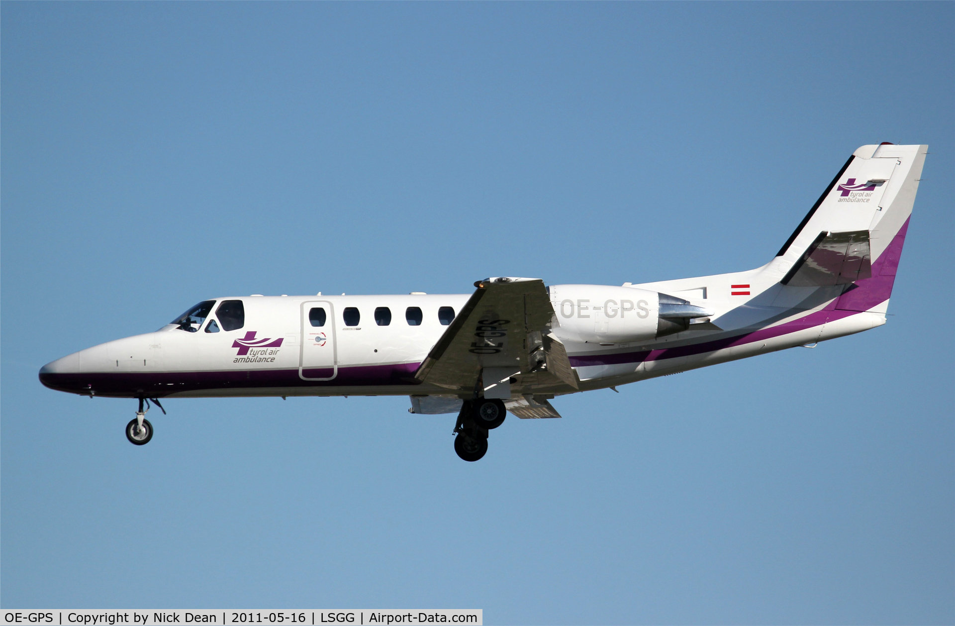 OE-GPS, 1998 Cessna 550 Citation Bravo C/N 550-0837, LSGG/GVA