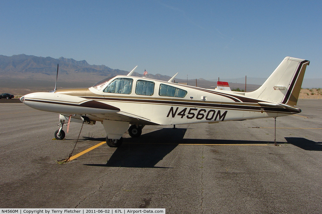 N4560M, 1978 Beech F33A Bonanza C/N CE-770, 1978 Beech F33A, c/n: CE-770 at Mesquite , NV