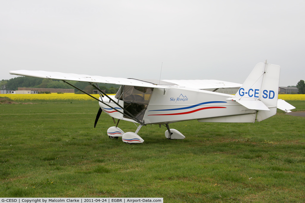 G-CESD, 2007 Best Off Skyranger Swift 912S(1) C/N BMAA/HB/535, Skyranger Swift 912S(1) at Breighton Airfield, UK in April 2011.