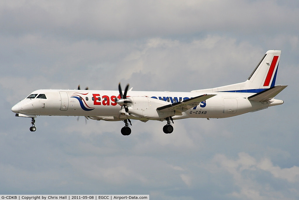 G-CDKB, 1996 Saab 2000 C/N 2000-032, Eastern Airways