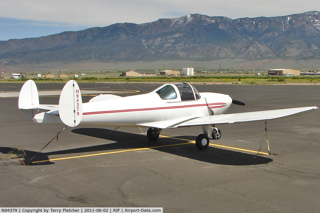 N94379, 1946 Erco 415C Ercoupe C/N 1602, 1946 Engineering & Research 415-C, c/n: 1602 at Richfield UT