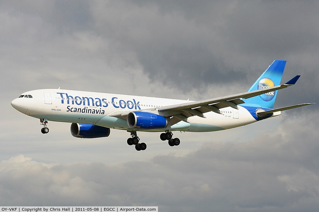 OY-VKF, 1999 Airbus A330-243 C/N 309, Thomas Cook Airlines Scandinavia