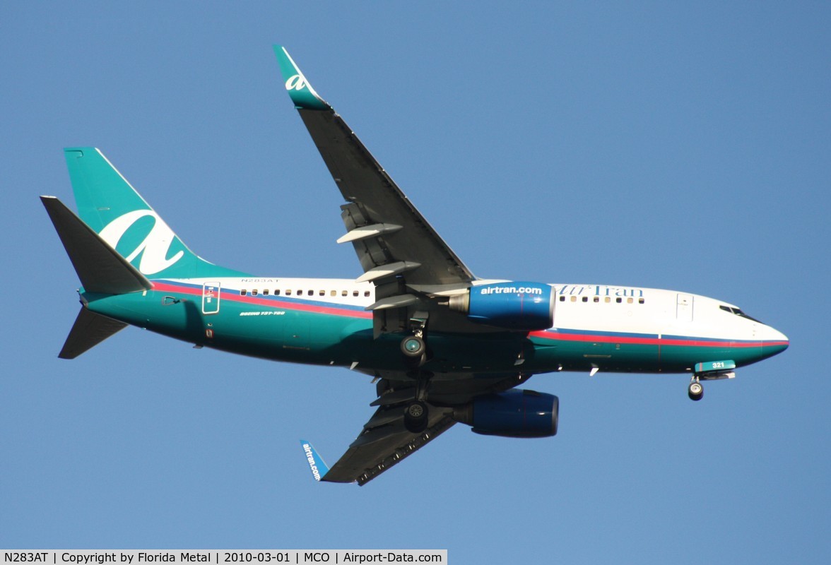 N283AT, 2006 Boeing 737-7BD C/N 34479, Air Tran 737