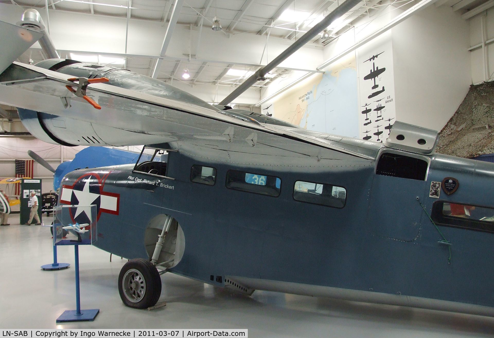 LN-SAB, Grumman JRF-2 Goose C/N 1134, Grumman G-21 (JRF-2) Goose at the Palm Springs Air Museum, Palm Springs CA