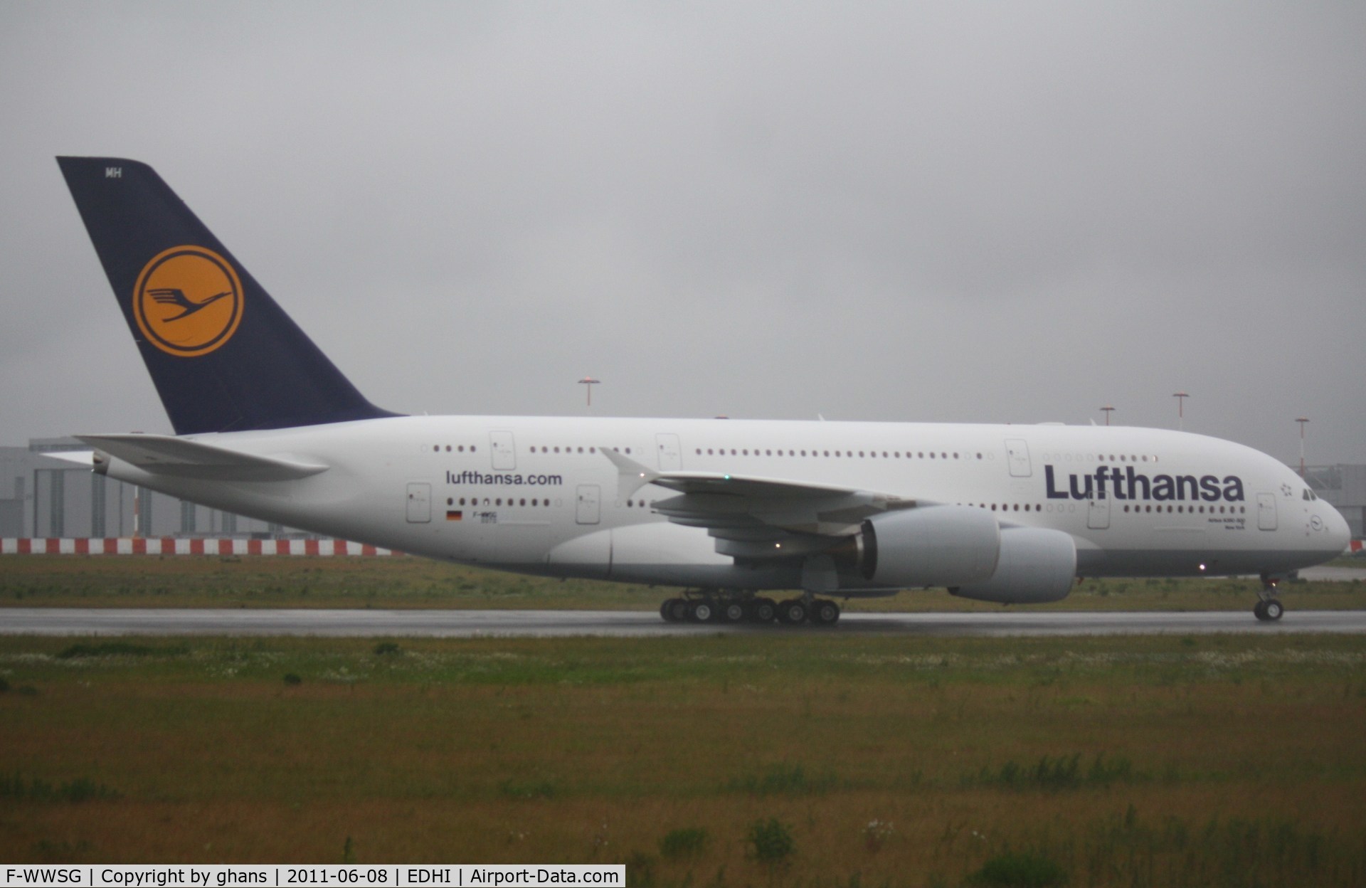 F-WWSG, 2010 Airbus A380-841 C/N 070, to become D-AIMH