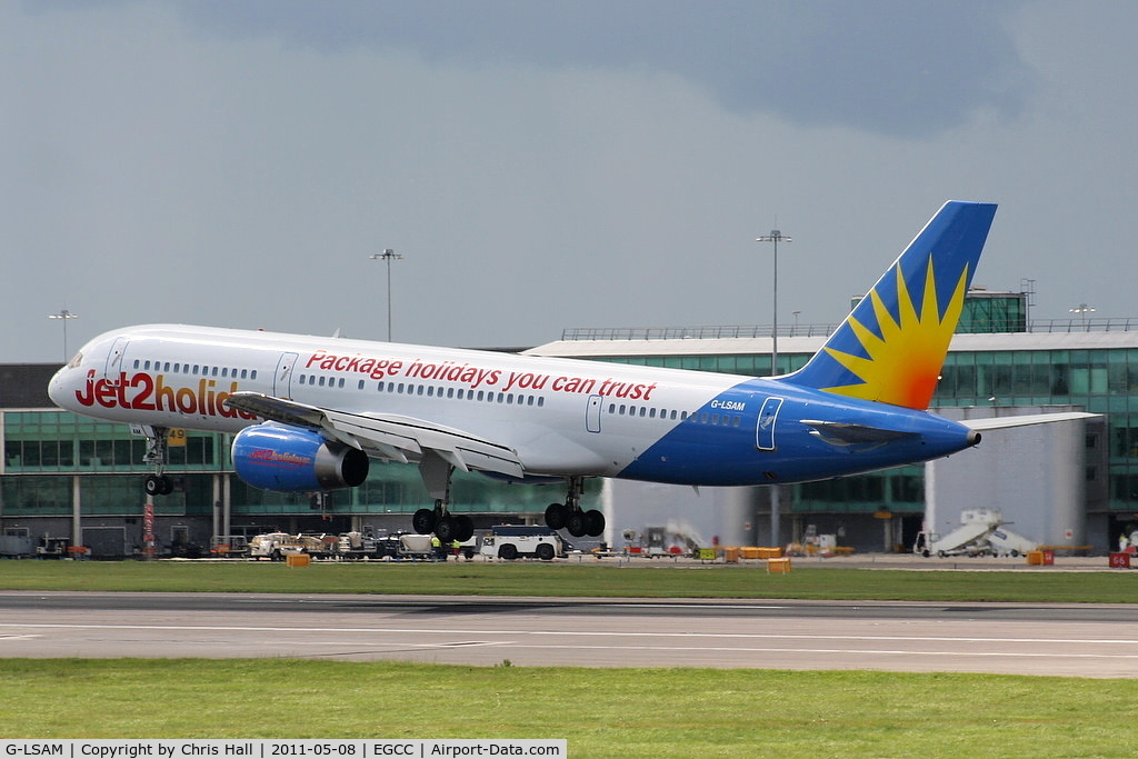 G-LSAM, 1992 Boeing 757-204 C/N 26966, Jet2 Holidays