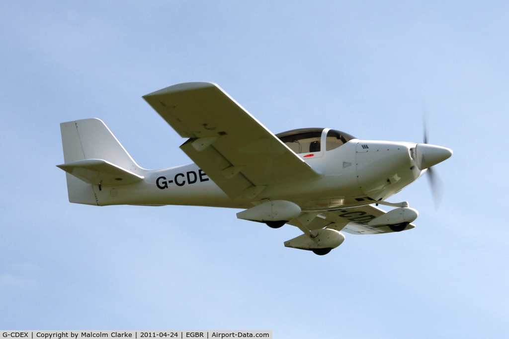 G-CDEX, 2004 Europa Tri Gear C/N PFA 247-12507, Europa at Breighton Airfield, UK in April 2011.