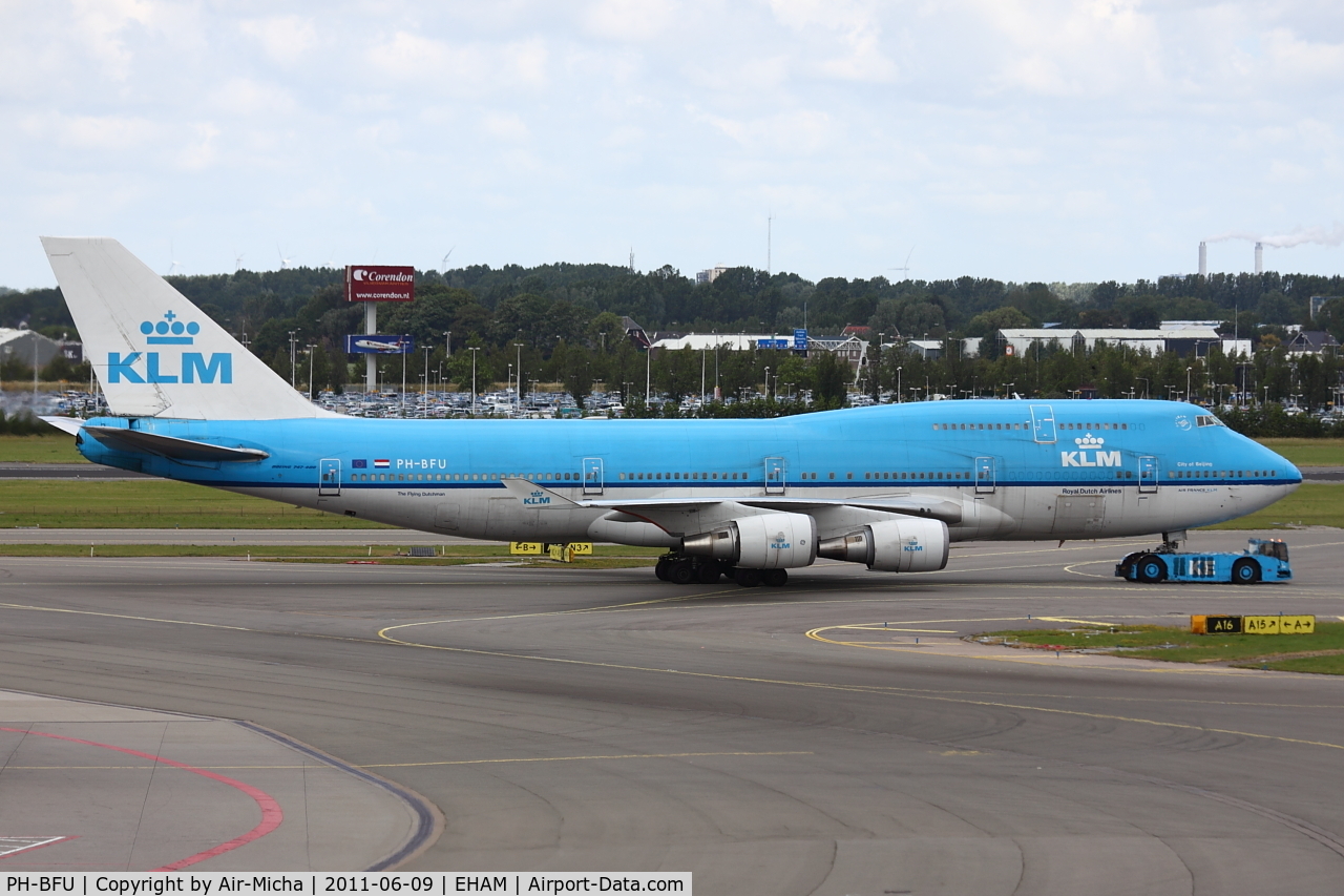 PH-BFU, 1997 Boeing 747-406BC C/N 28196, KLM Royal Dutch Airlines