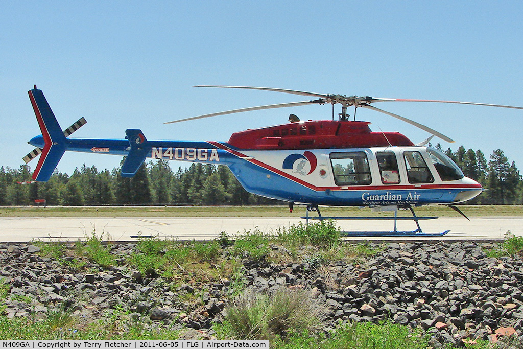 N409GA, 2007 Bell 407 C/N 53790, 2007 Bell Helicopter Textron Canada 407, c/n: 53790 at Flagstaff AZ
