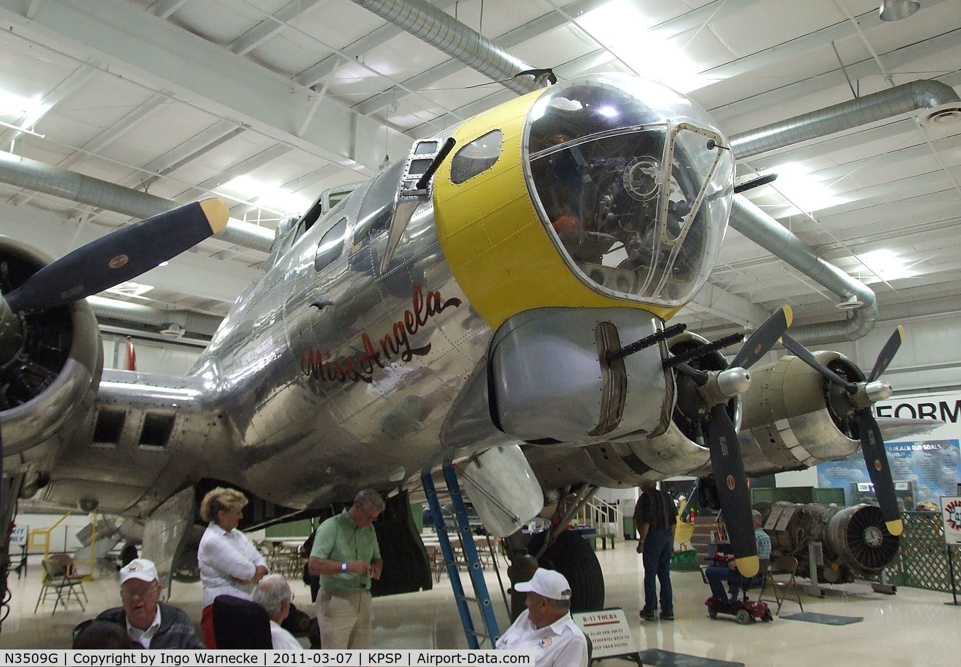 N3509G, 1944 Boeing B-17G Flying Fortress C/N Not found 44-85778, Boeing B-17G Flying Fortress at the Palm Springs Air Museum, Palm Springs CA