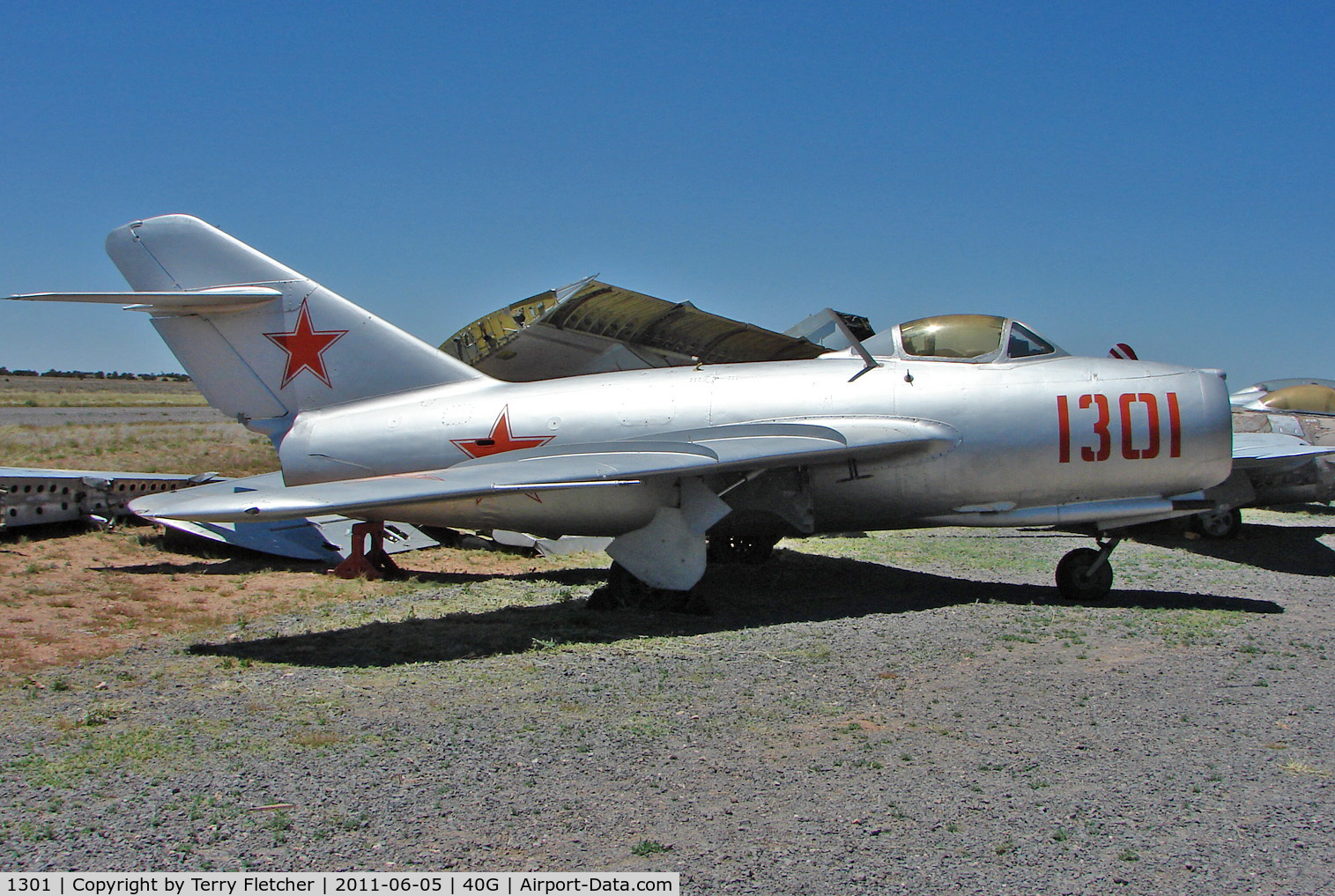 1301, Mikoyan-Gurevich MiG-15 C/N 5058, Mikoyan Gurevich MIG 15 Fagot, c/n: 5058 at planes of Fame Museum Valle , AZ
