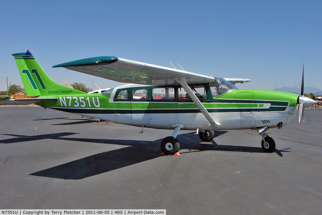 N7351U, 1977 Cessna T207A Turbo Stationair 7 C/N 20700415, 1977 Cessna T207A, c/n: 20700415 of Grand Canyon Airlines at Valle AZ