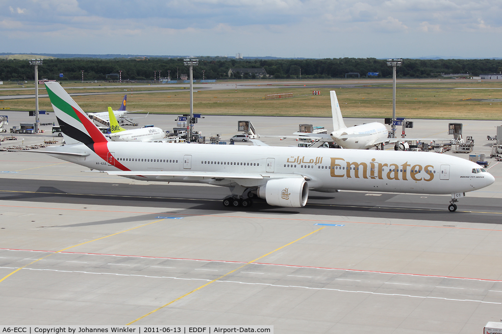 A6-ECC, 2007 Boeing 777-36N/ER C/N 33865, Emirates B777