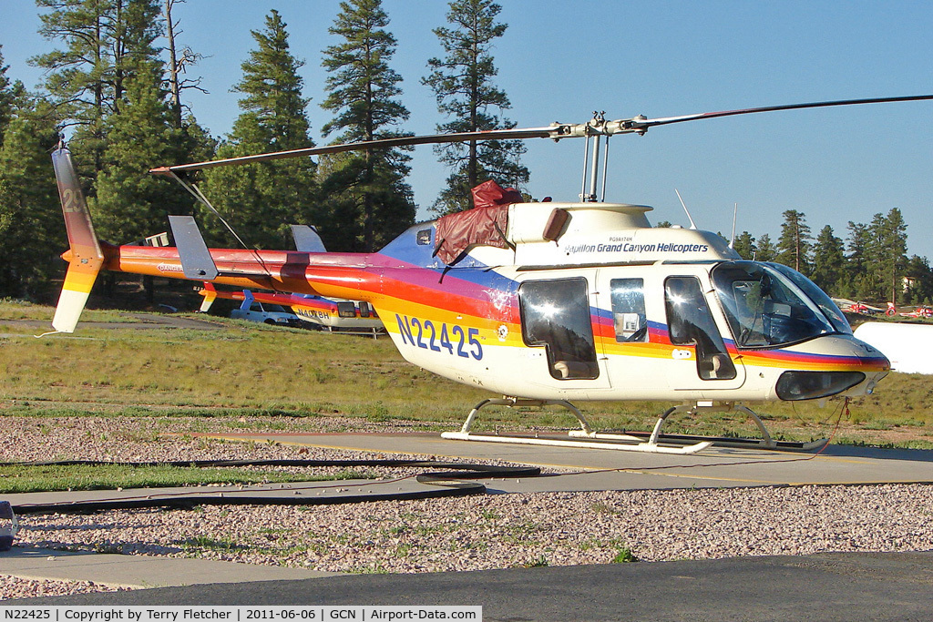 N22425, 1982 Bell 206L-1 LongRanger II C/N 45743, 1982 Bell Helicopter Textron 206L-1, c/n: 45743at Grand Canyon