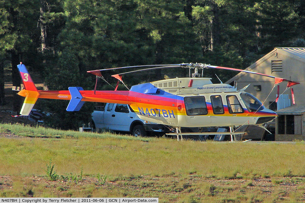 N407BH, 2002 Bell 407 C/N 53522, 2002 Bell 407, c/n: 53522 at Grand Canyon