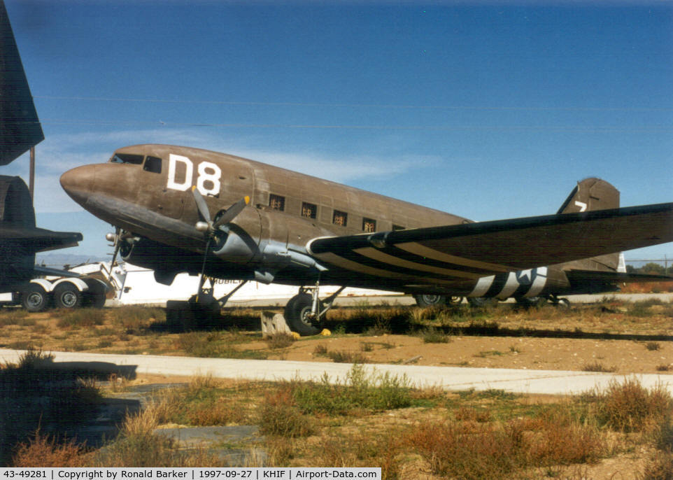43-49281, 1944 Douglas VC-47D Skytrain (C-47B-15-DK) C/N 26542, Hill Aerospace Museum